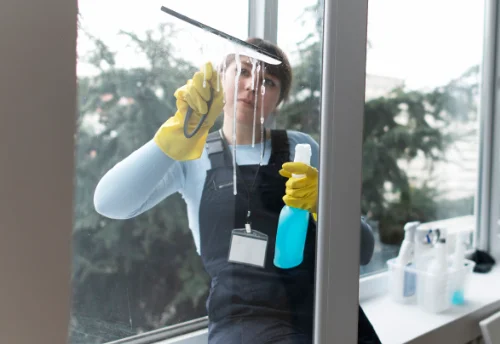Nettoyage de vitres intérieures et extérieures à Gouhenans